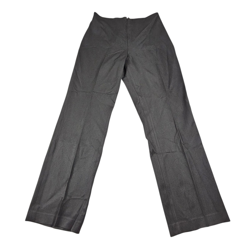 Fabrizio Gianni Pants Womens Sz 4 Black Straight Leg Stretch Trousers USA Made